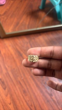 Gold Nugget Style Ring 10k