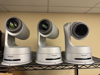 3x Panasonic AW-HE100 HD PTZ Cameras (set)