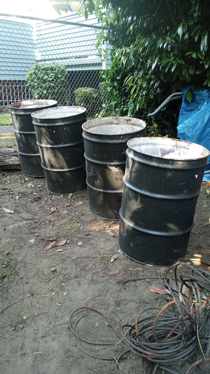 Barrels With Locking Rings And Lids Steel Sry Storage Containers