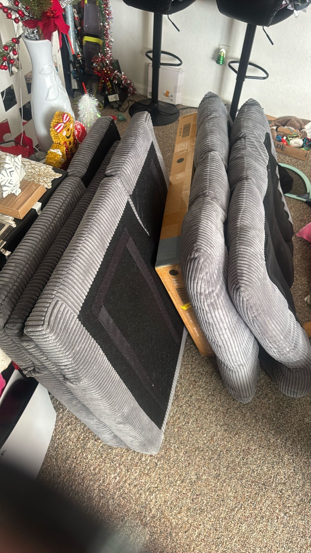 Futon With Cover An Cushion Pads