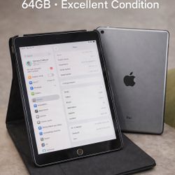 iPad 9th Gen 64GB – Excellent Condition – Includes Case