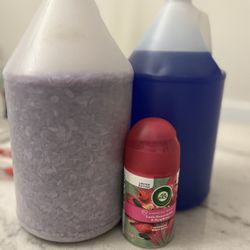 Household Needs  ( Dish Detergent, Laundry peddles , Wash powder tide 5 Gallon , air Wick Suckle 