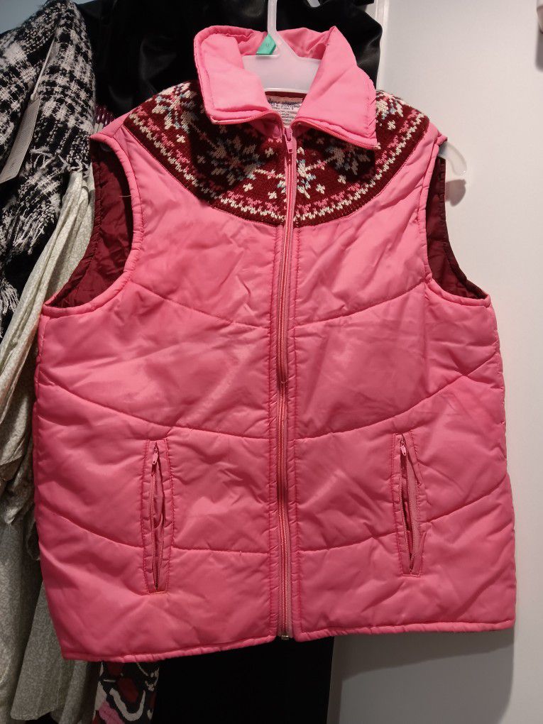 Girls Pink Jacket Size Small