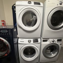 Samsung White Front Load Set