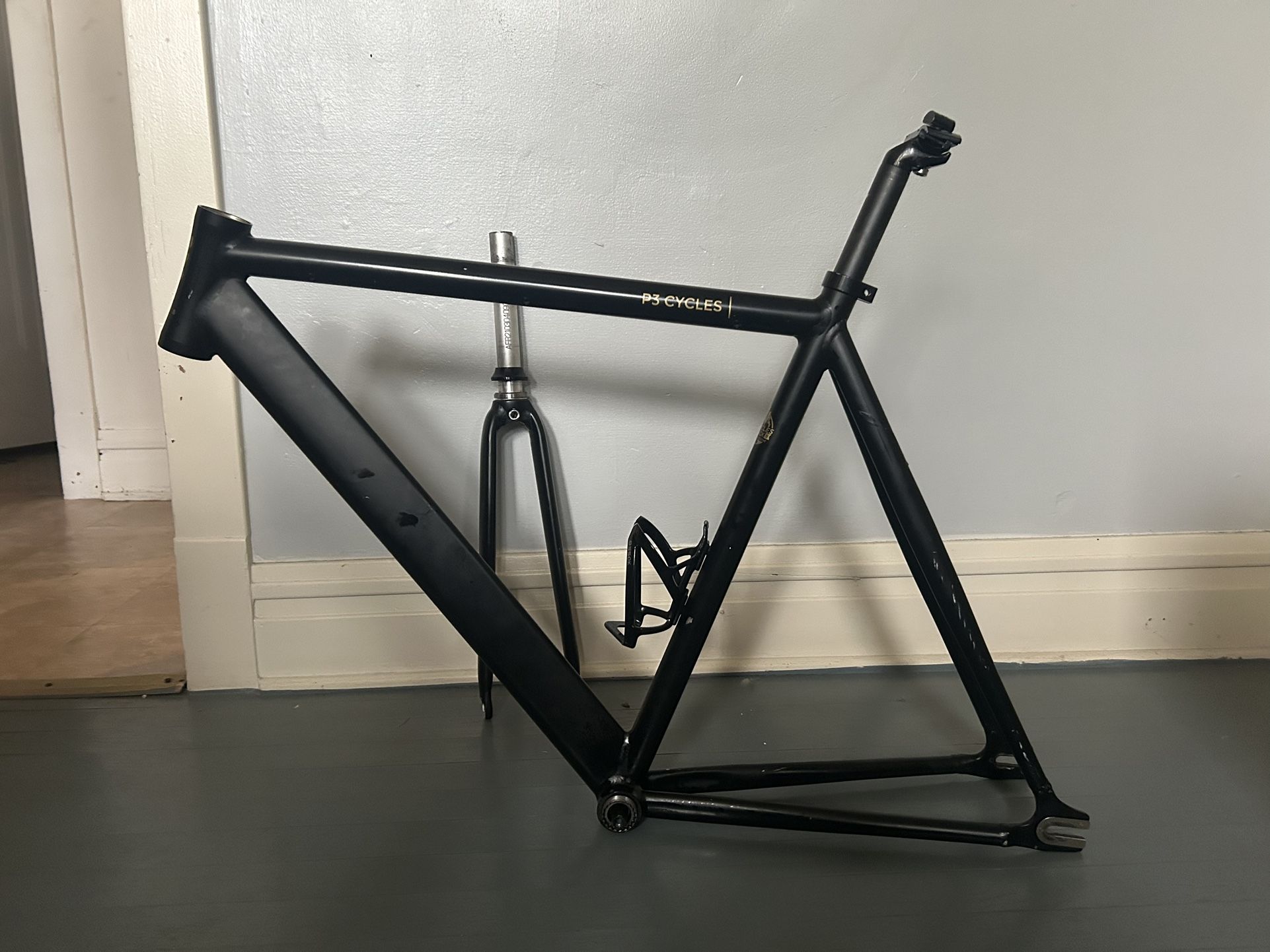Black Fixie Frame (price Is Negotiable) Trades Also