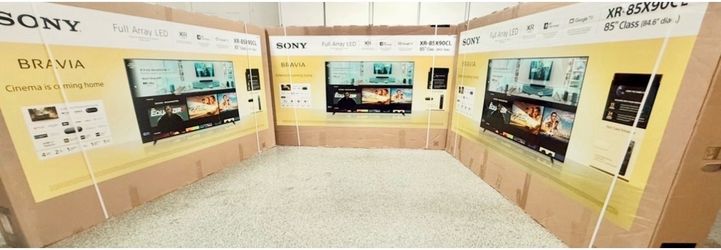 85 tv Sony smart 4k hdtv full array led tv 120hz $55 down on financing free delivery 6 month warranty