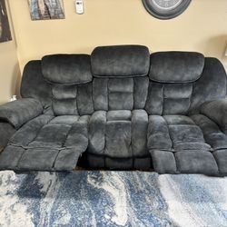 Cape Horn Soda Love Seat Reclining Couch 