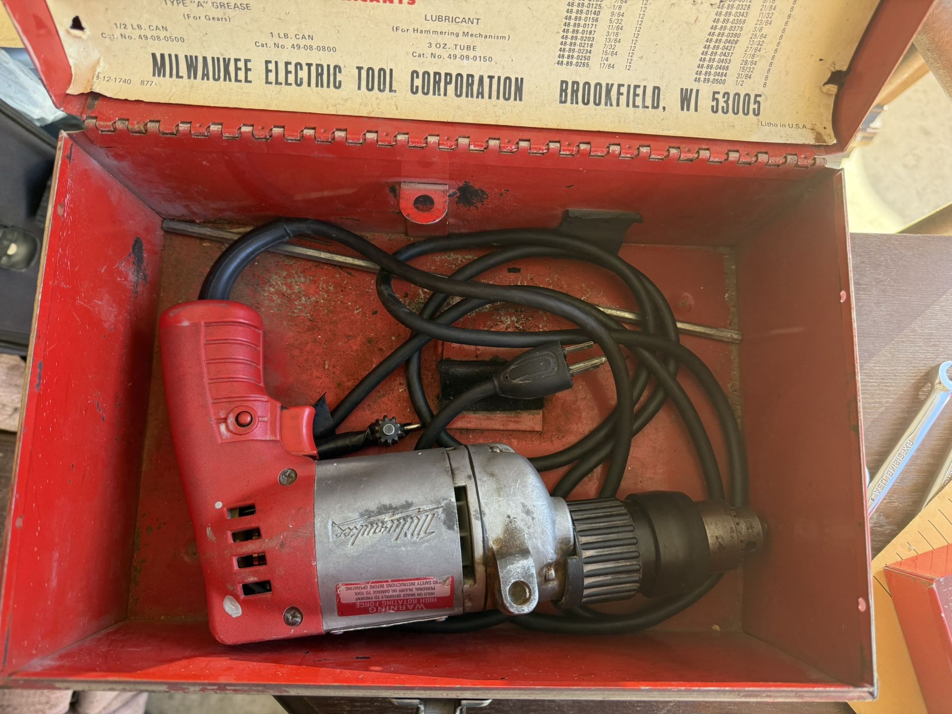 Vintage Milwaukee Hammer Drill1