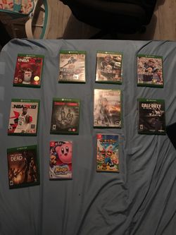 Xbox and Nintendo Switch games