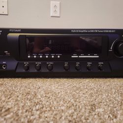 Pyle PT272AUBT Bluetooth Home Stereo Amplifier w/ Remote & Speaker Wire