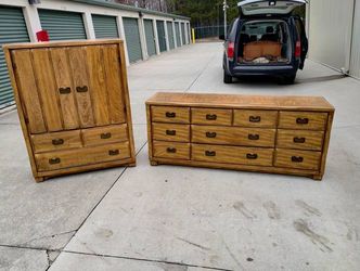 Vintage Campaign Style Gentleman's Chest + Dresser - NICE!