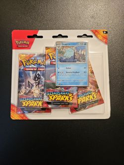 Pokemon S&V: Surging Sparks 3 Pack Blister With Quagsire Promo 