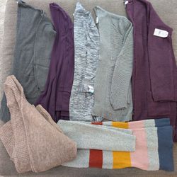 Women's Cardigan Sweater Bundle Size S - 10 pieces!