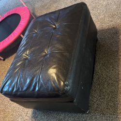 Dark Brown Ottoman 