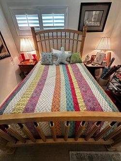 Vintage Bed Frame Queen Size