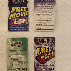 4 Movie Tix for Temeku & Tristone Cinemas