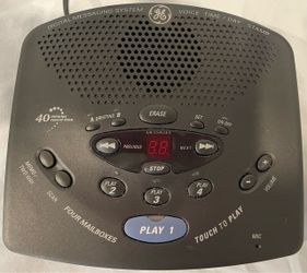 GE Digital Answering Machine Messaging System. Battery not included. used tested.