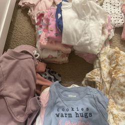 3-6 Months babygirl clothes 91pieces