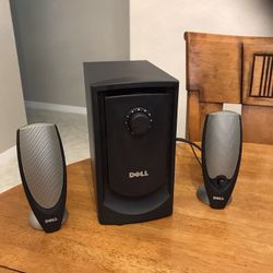 Dell zylux A425 Multimedia 2.1 PC speaker system w subwoofer
