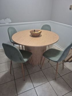 Table and chairs