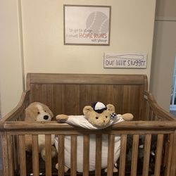 Solid Wood Convertible Crib 