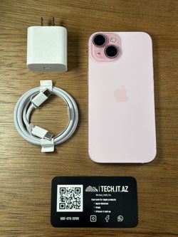 📱 iPhone 15 | 128GB | Pink | T-Mobile/Metro PCS | Hablo Español