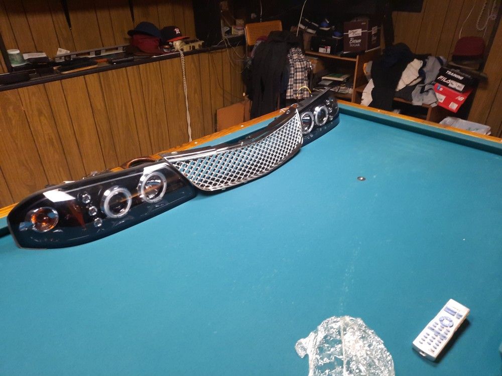 2005 Chevy Impala LED Headlights With Front Grill