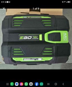 EGO Power+ Battery 56V, 4.0Ah - BA2242T Genuine EGO Battery  and charger Brand new never used.