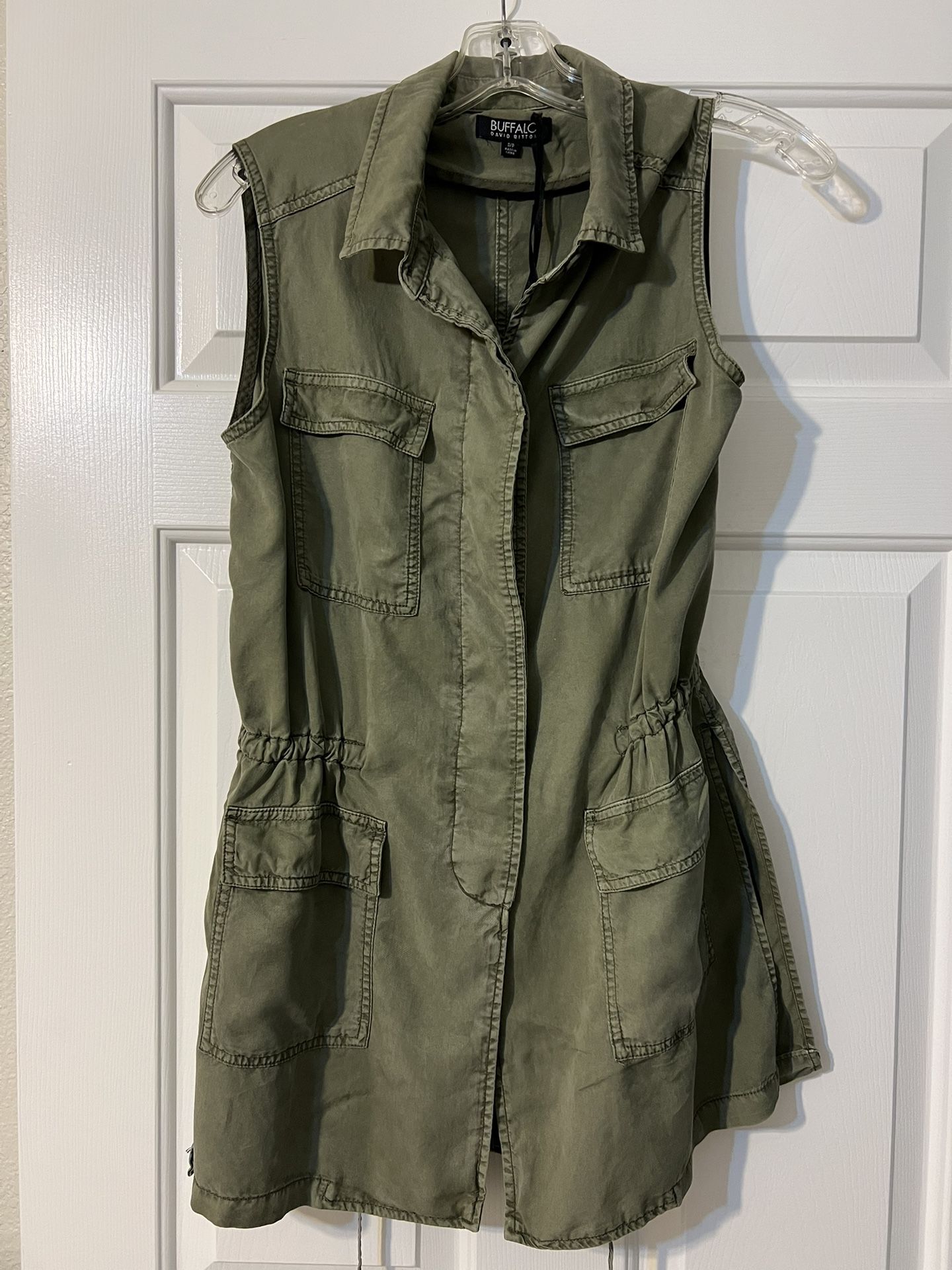 Buffalo David Bitton Cotton Vests For Women Size Small