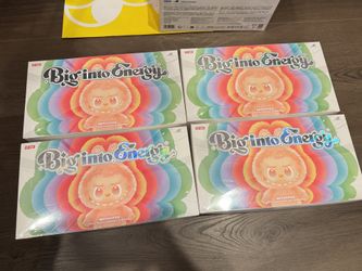 USA-Whole Set Labubu Monsters Big Into Energy V3 100% Authentic Popmart