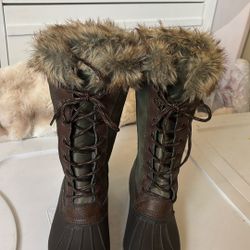 SPORTO Suede Winter Duck Boots  Size 7.5