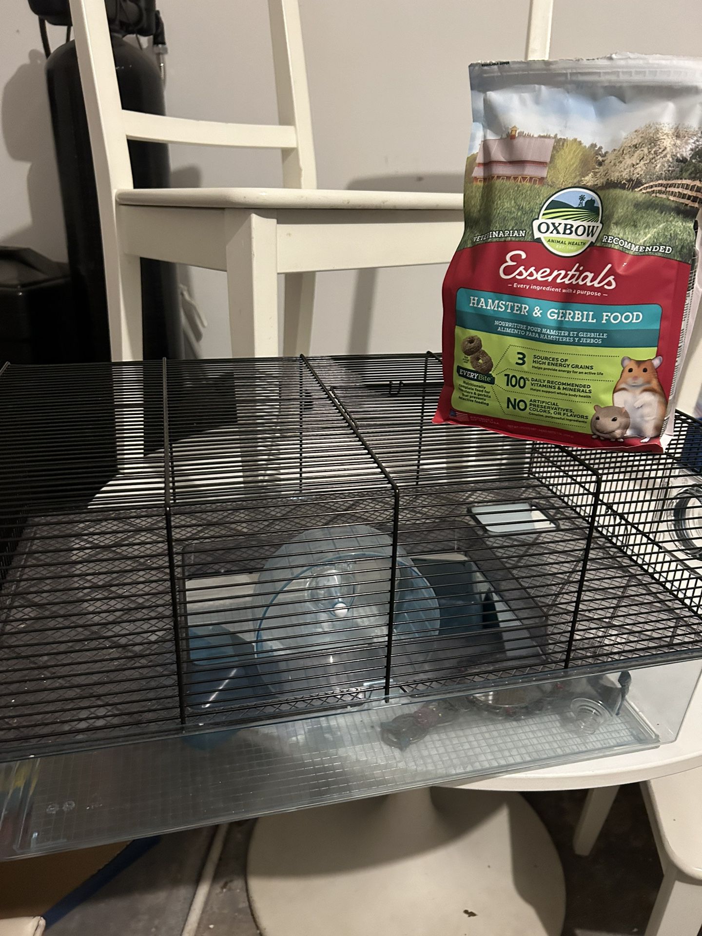 Hamster Cage + Food