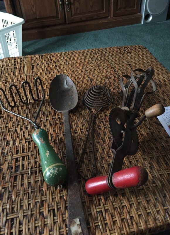 Old kitchen utensils