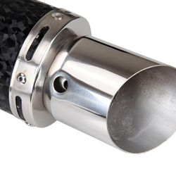 Universal Carbon Fiber Motorcycle Exhaust Pipe Muffler Silencer Slant Tip