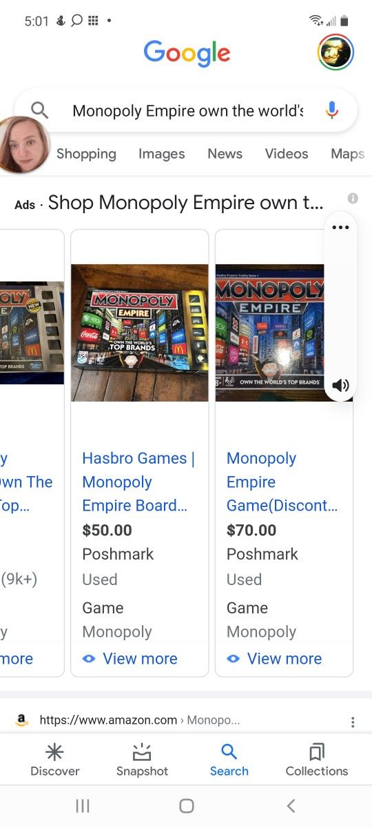 Hasbro Monopoly  Empre  Game