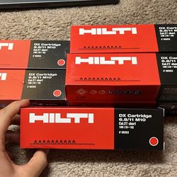 HILTI #50352 .27 Cal Red Cartridges – Box of 100 (8 Available)