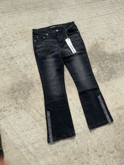Purple jeans