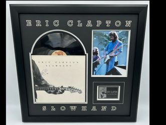 Eric Clapton Signed, Framed COA LG