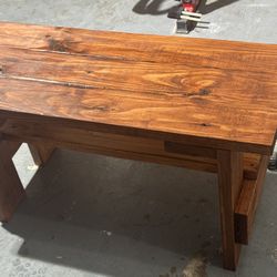 Beautiful Stained Bench