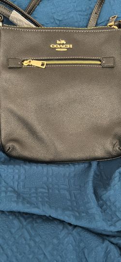 Brand New Coach Rowan File Bag Crossbody Purse Black Leather