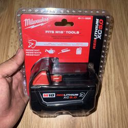 Milwaukee Red Lithium x5.0 battery (fits m18 tools)