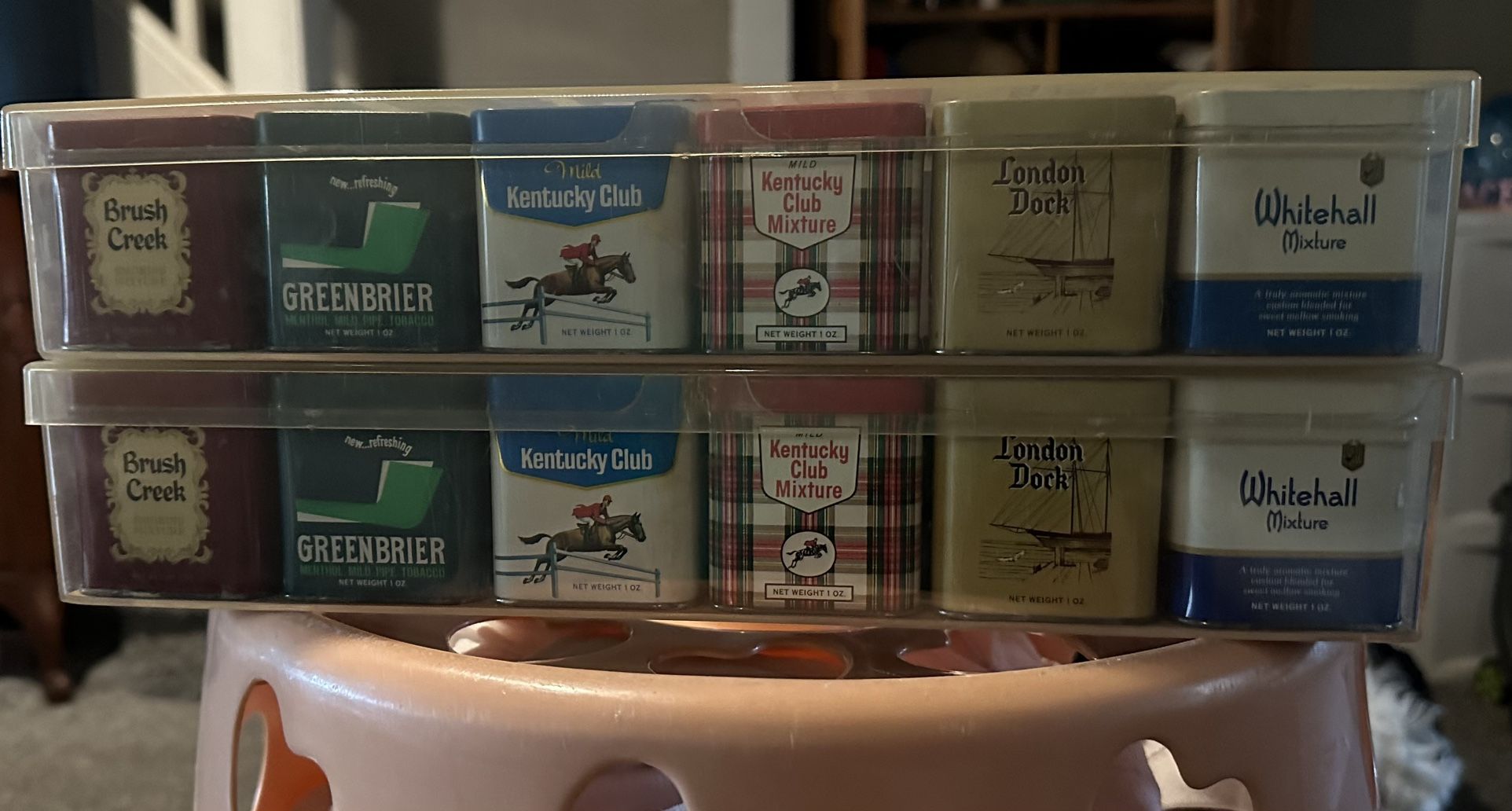 Vintage Kentucky Club Empty Tobacco Tin