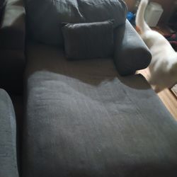 Chaise Lounge With Ottoman