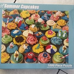 New Summer Cupcakes 1000 Piece Puzzle