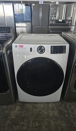 GE Front Load Electric Dryer – Stackable, Sensor Dry, White