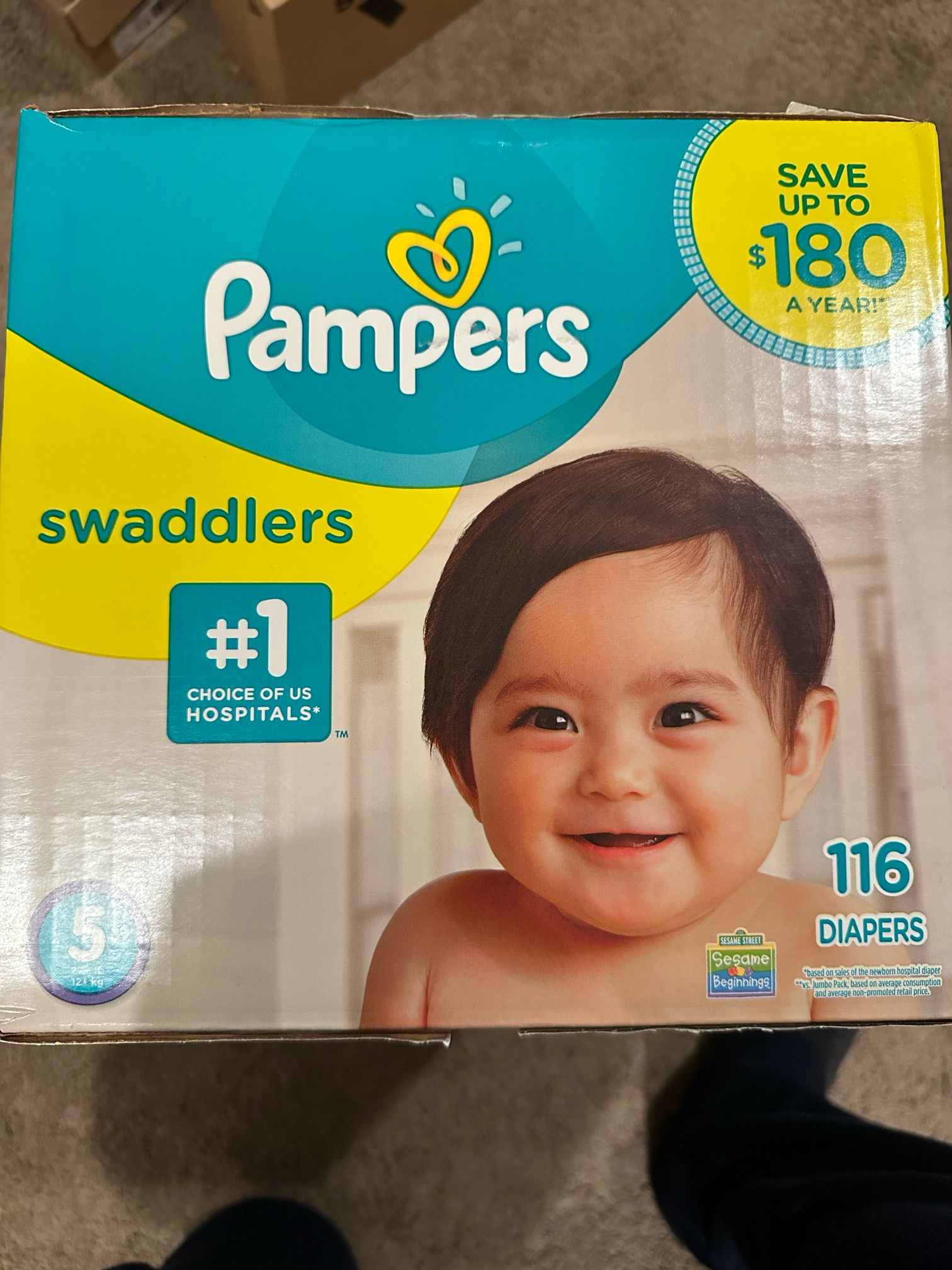 Pampers Swaddler Size 5