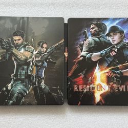 Resident Evil 5 Custom made G2 Steelbook/SteelUp Case PS3/PS4/PS5/Xbox (No Game)