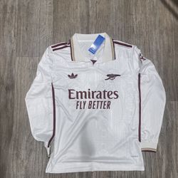 Arsenal London Long Sleeve Jersey size Large 