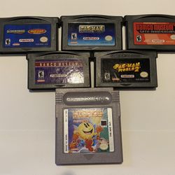 Set of 5 Namco / Pac-Man games for GB & GBA