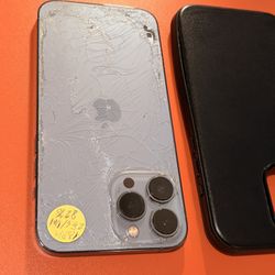 iPhone 13 Pro Max 128GB Unlocked For Any Company ✅Cracked Back✅Price Firm✅